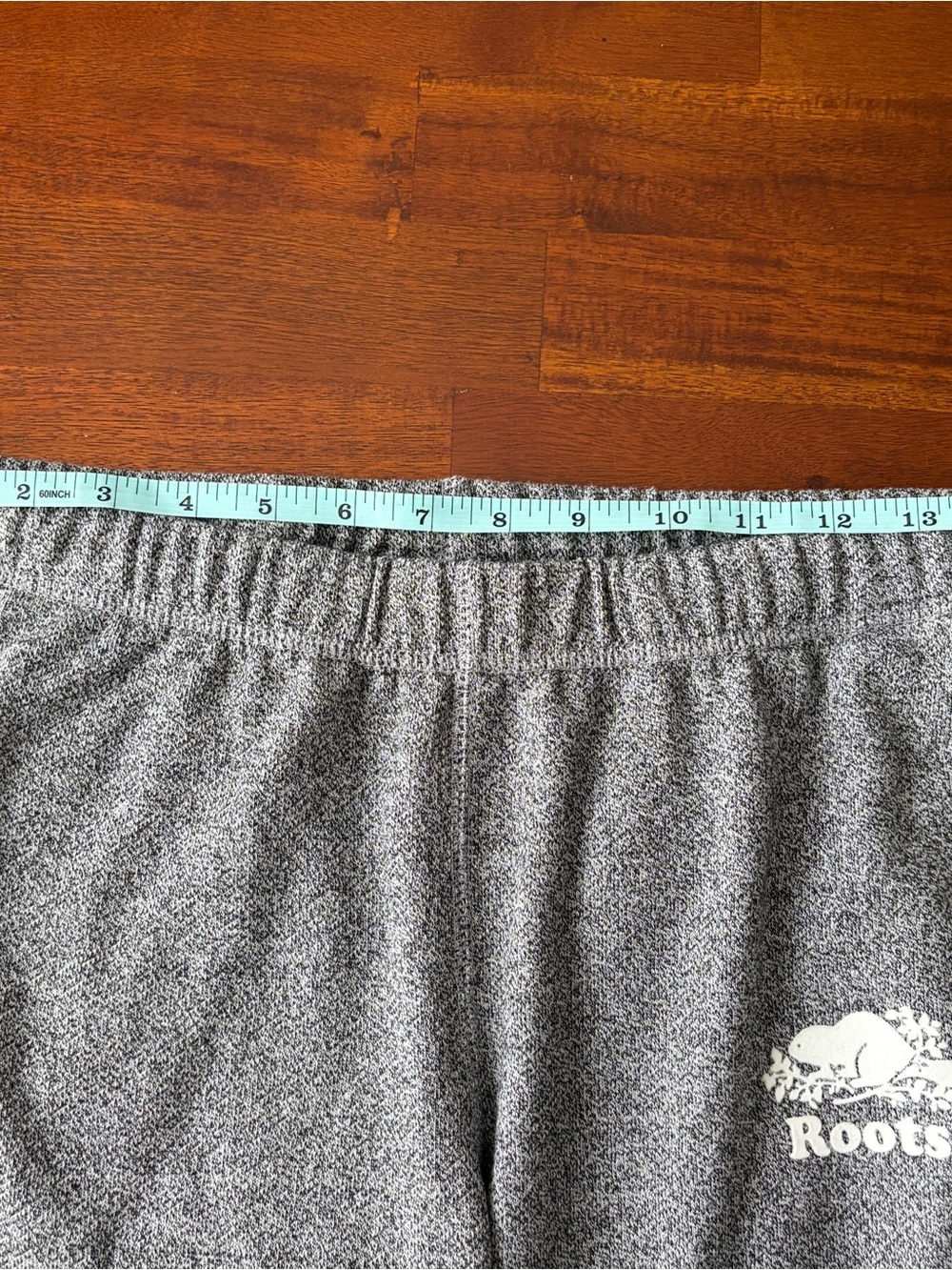 NEW Roots Gray Easy Ankle Sweatpants Organic Cotton Salt & Pepper - NWT - Picture 10 of 11